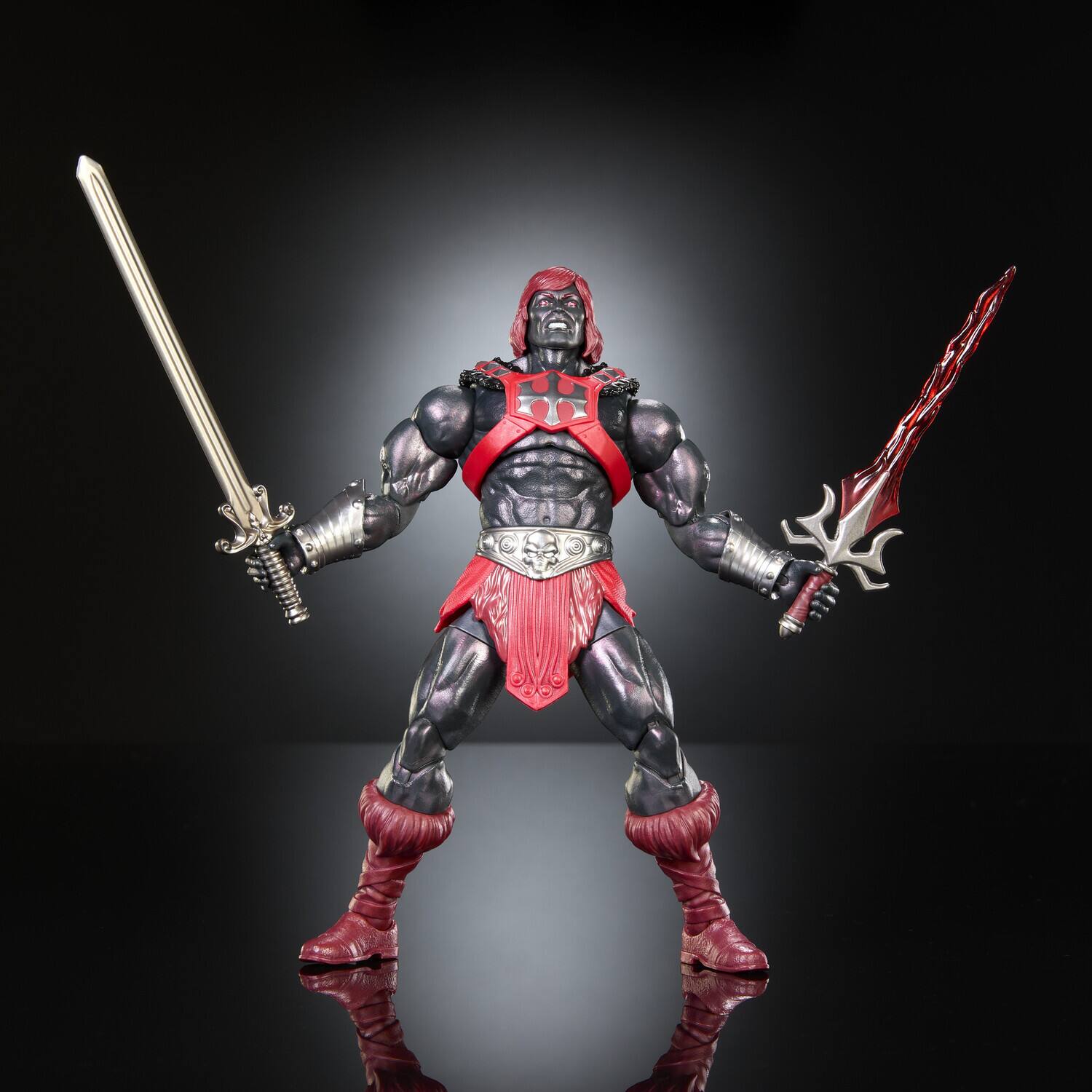 Alt View 1. Mattel - Masters of the Universe Masterverse: New Eternia Anti-Eternia He-Man Action Figure (He-Man, MOTU)   - COLLECTIBLES - Multicolor.