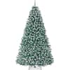 Front. Best Choice Products - Best Choice Products Artificial Frosted Christmas Tree, 9ft Premium Unlit Spruce Design, Dense Branches - Blue Spruce - Frosted Blue Spruce.