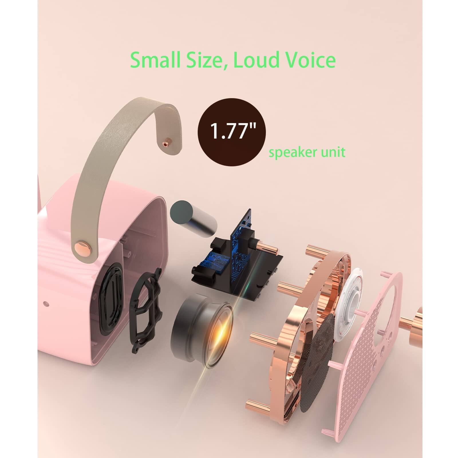 Small Size, Loud Voice  
1.77" speaker unit