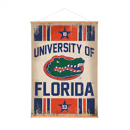 Evergreen Enterprises - Florida Gators 36" x 54" Large Canvas Wall Art Tapestry with Wood Frame - Multicolor