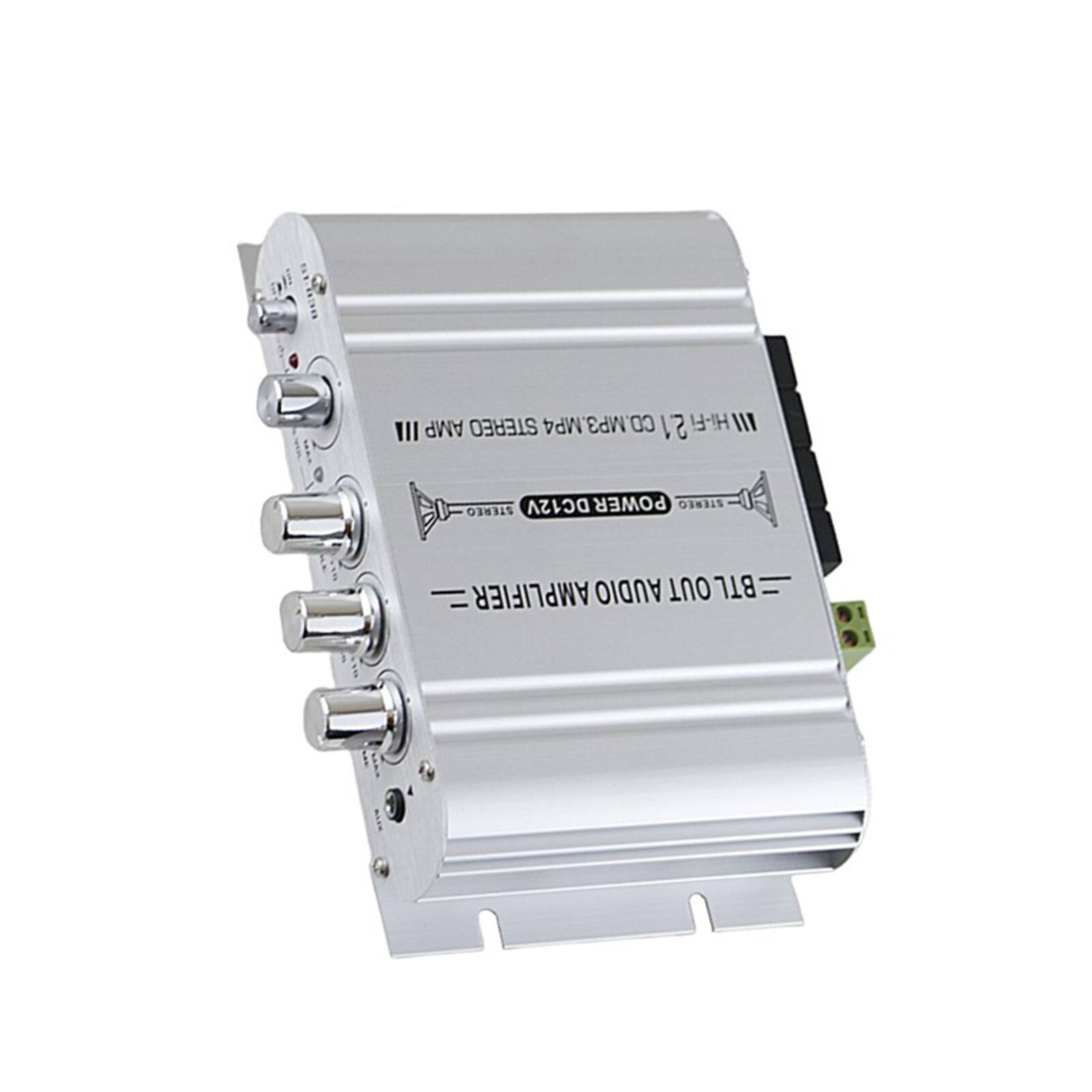 III Hi-Fi 12V DC POWER STEREO AMP  
MP3 MP4 CD  
STEREO AMPLIFIER  
AUDIO OUT BTL  
POWER 038315