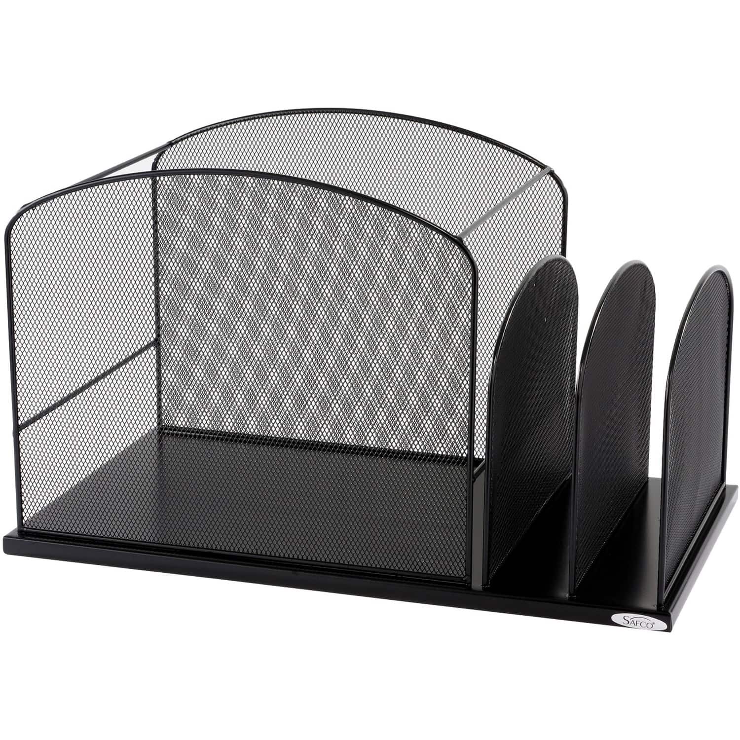 "Safco - Onyx 2 Upright Sections Hanging File 11.25"" x 19.37"" x 11.37"" Desktop Steel - Black" price history on PriceWatchPro