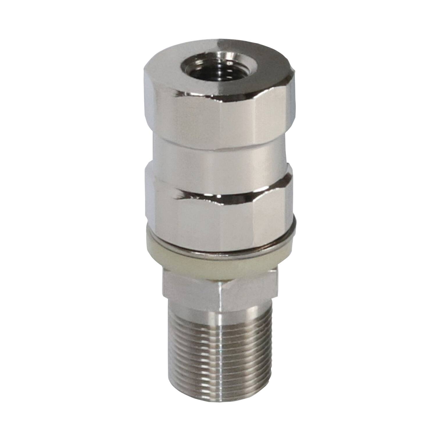 Front. Tram - Tram 208 BigCat Heavy-Duty CB Stud for 1/2-Inch Hole - Silver.