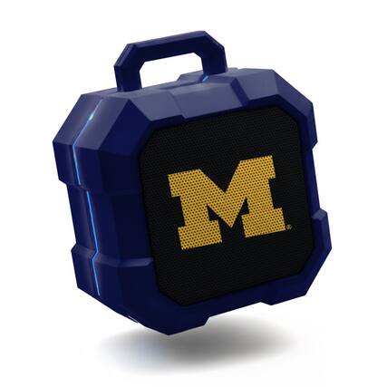 Front. LDM Company - Michigan Wolverines Bluetooth Tailgate Speaker - Multicolor.