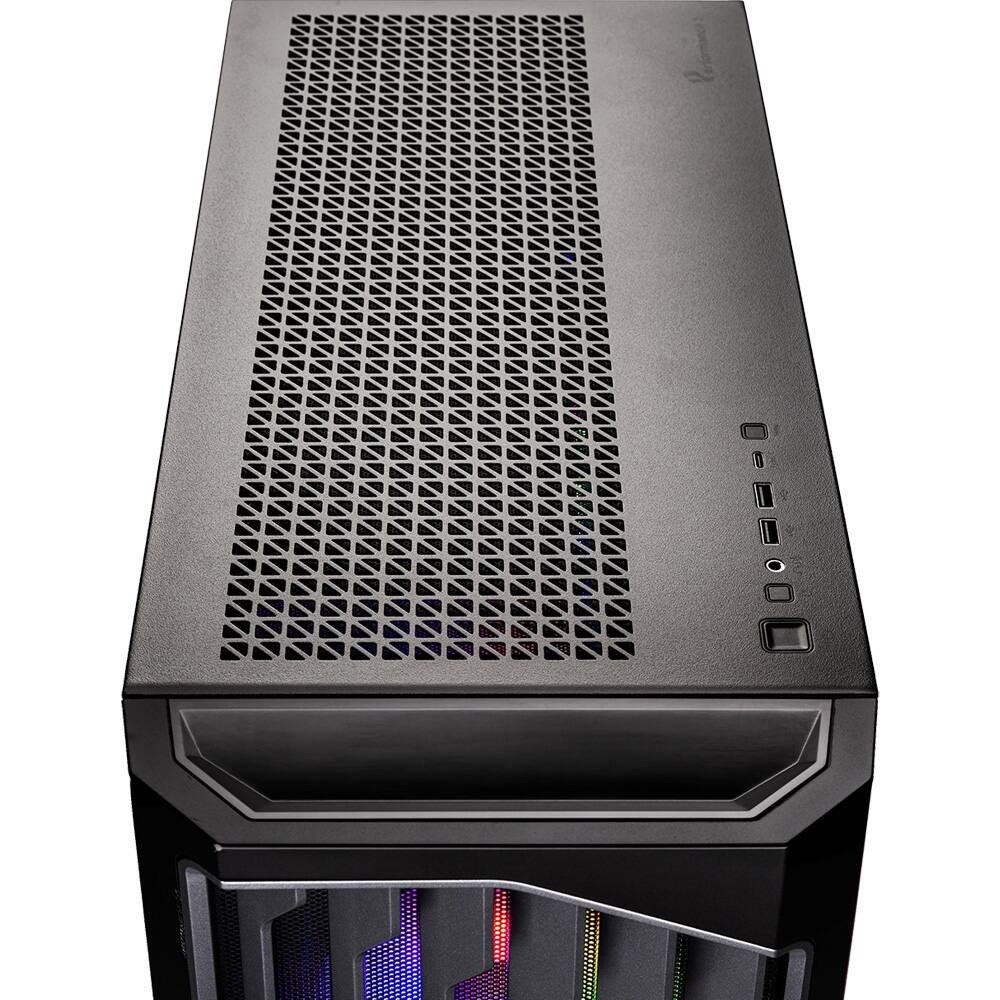 Back. Skytech Gaming - Skytech LEGACY4 - AMD Ryzen 9 9900X3D, 5090, 64GB 6000 MHz DDR5 RAM, 1000W GOLD A3 PSU - Black.