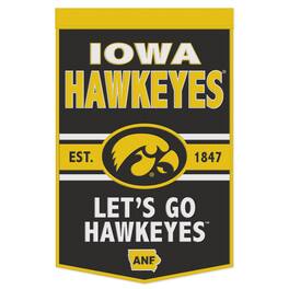 WinCraft - Iowa Hawkeyes 24" x 38" Primary Logo Banner - Multicolor