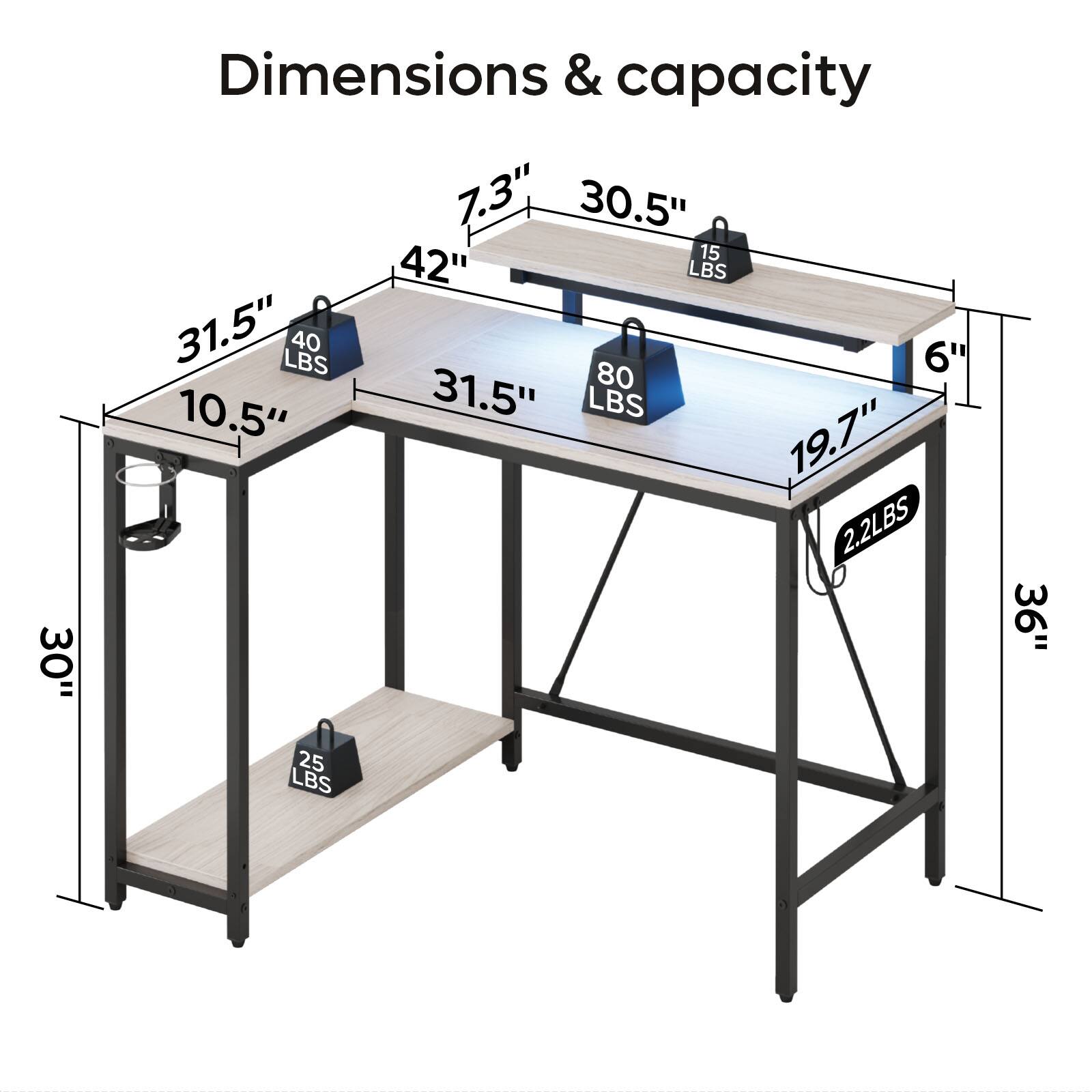 Dimensions & capacity: 30" x 7.3" x 30.5" (15 lbs)
Dimensions & capacity: 42" x 6" x 80" (25 lbs)
Dimensions & capacity: 31.5" x 10.5" x 31.5" (40 lbs)
Dimensions & capacity: 31.5" x 2.2 lbs x 36" (19.7 lbs)