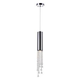 CWI Lighting - Extended 1 Light Down Mini Pendant With Finish - Chrome