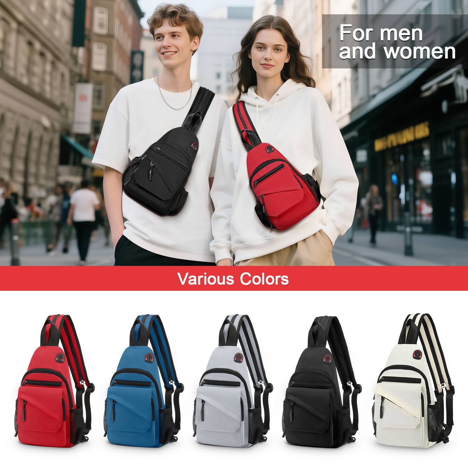 For men and women  
Various Colors