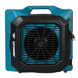 XPOWER - PL-700A 1/3 HP 1050 CFM 3 Speed Low Profile, Floor Fan, Carpet Dryer - Blue
