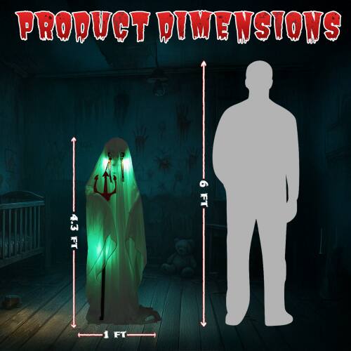 PRODUCT DIMENSIONS 4.3 FT 6 FT 1 FT