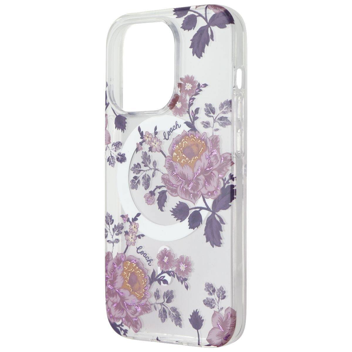 Coach - Refurbished Excellent - Protective Hardshell Case for MagSafe for iPhone 14 Pro - Moody Floral - Multicolor