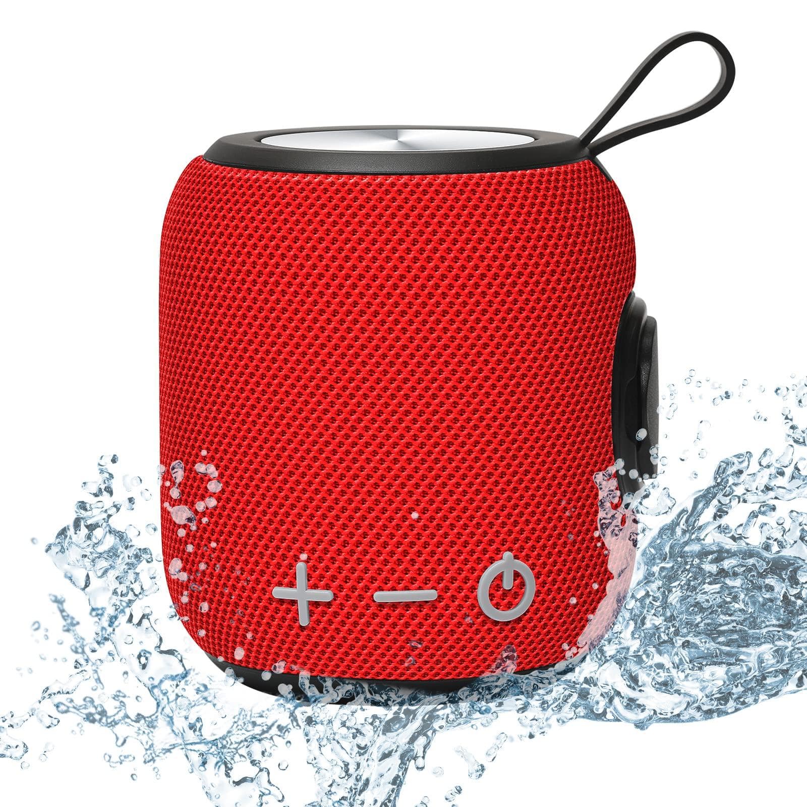 Pacoar Cade - Portable Wireless Small Stereo Sound Ip67 Waterproof Outdoors Travel Home Party - Red