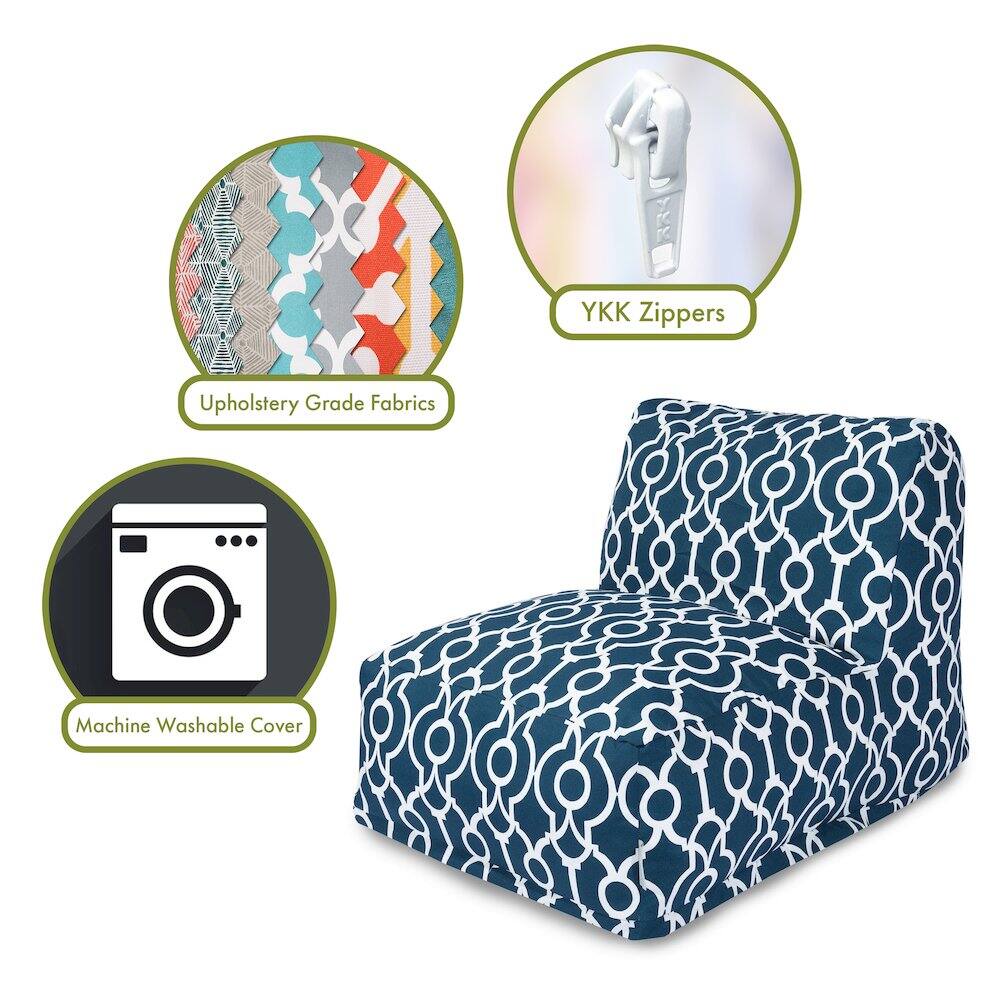 - Upholstery Grade Fabrics
- YKK Zippers
- Machine Washable Cover