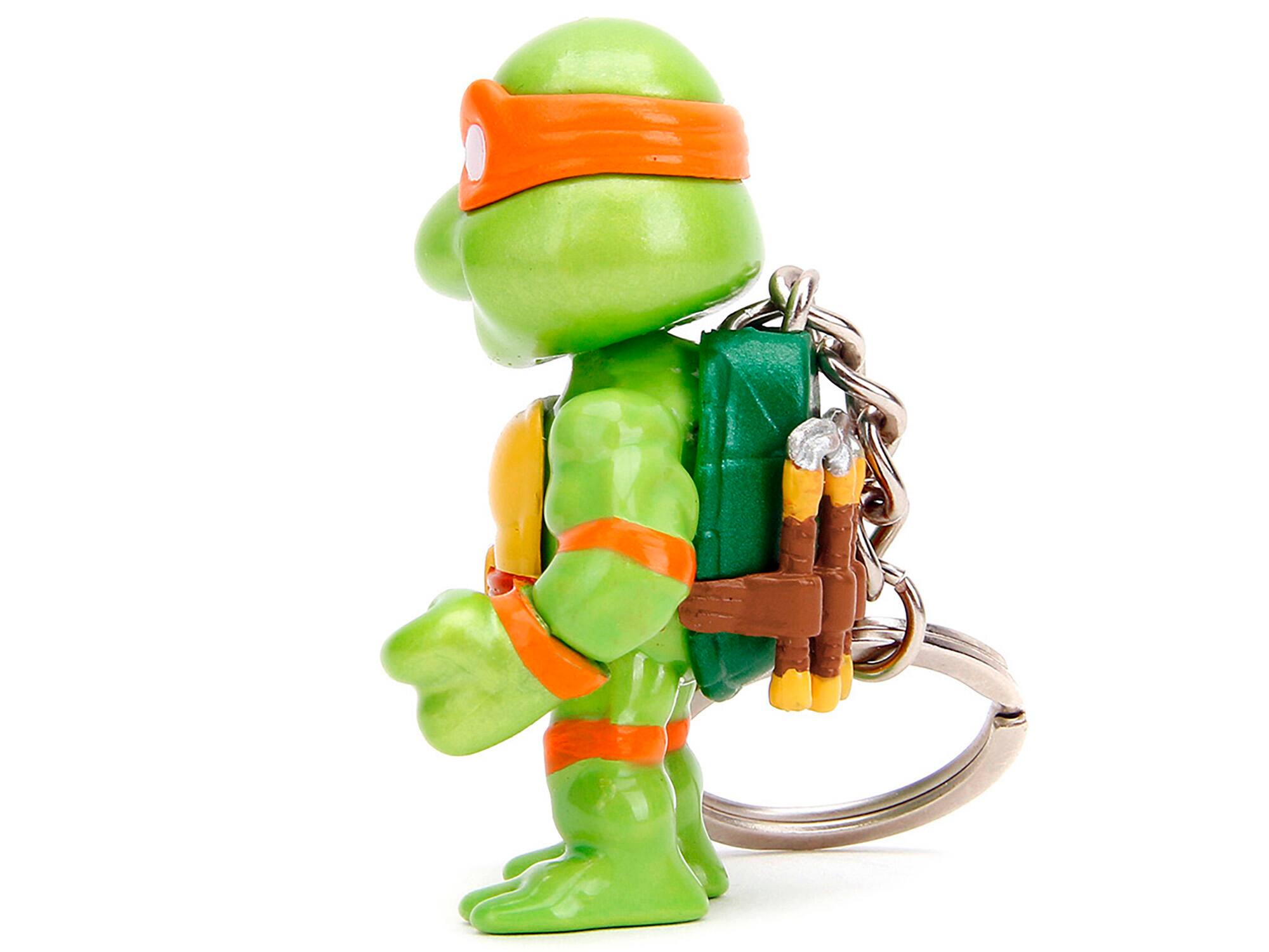 Alt View 4. Jada Toys - Jada Toys - Teenage Mutant Ninja Turtles - MetalFigs - 2.5" Diecast Keychain 4-Pack (TMNT)   - COLLECTIBLES - Multicolor.