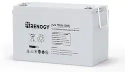 Renogy - Deep Cycle AGM Battery 12 Volt 100Ah - Front_Zoom