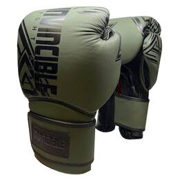 Amber Sporting Goods - All Leather Pro Hybrid Boxing Gloves Durable, Breathable, Shock-Absorbing, 12 oz - Green