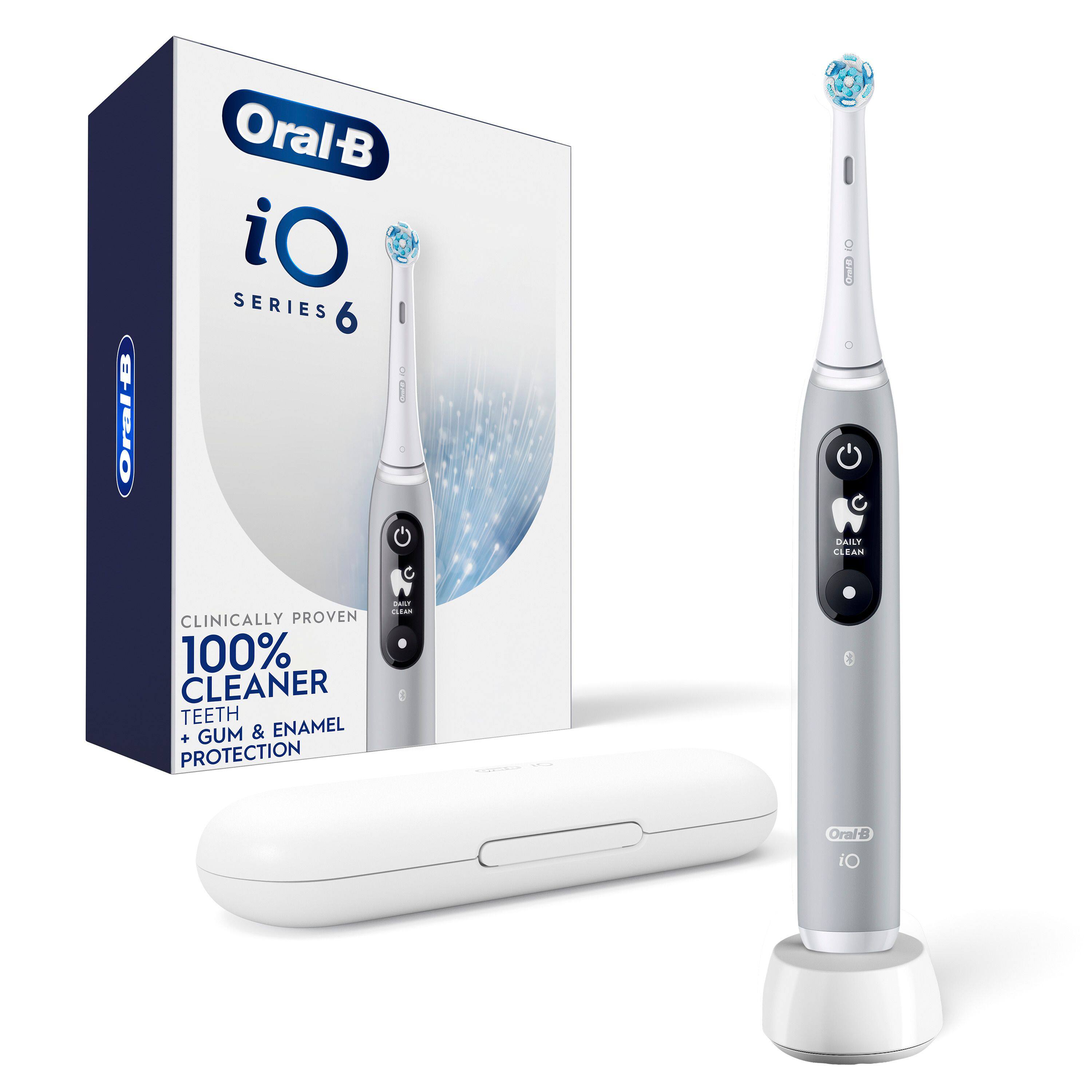 Oral-B iO SERIES 6  
CLINICALLY PROVEN  
100% CLEANER TEETH + GUM & ENAMEL PROTECTION