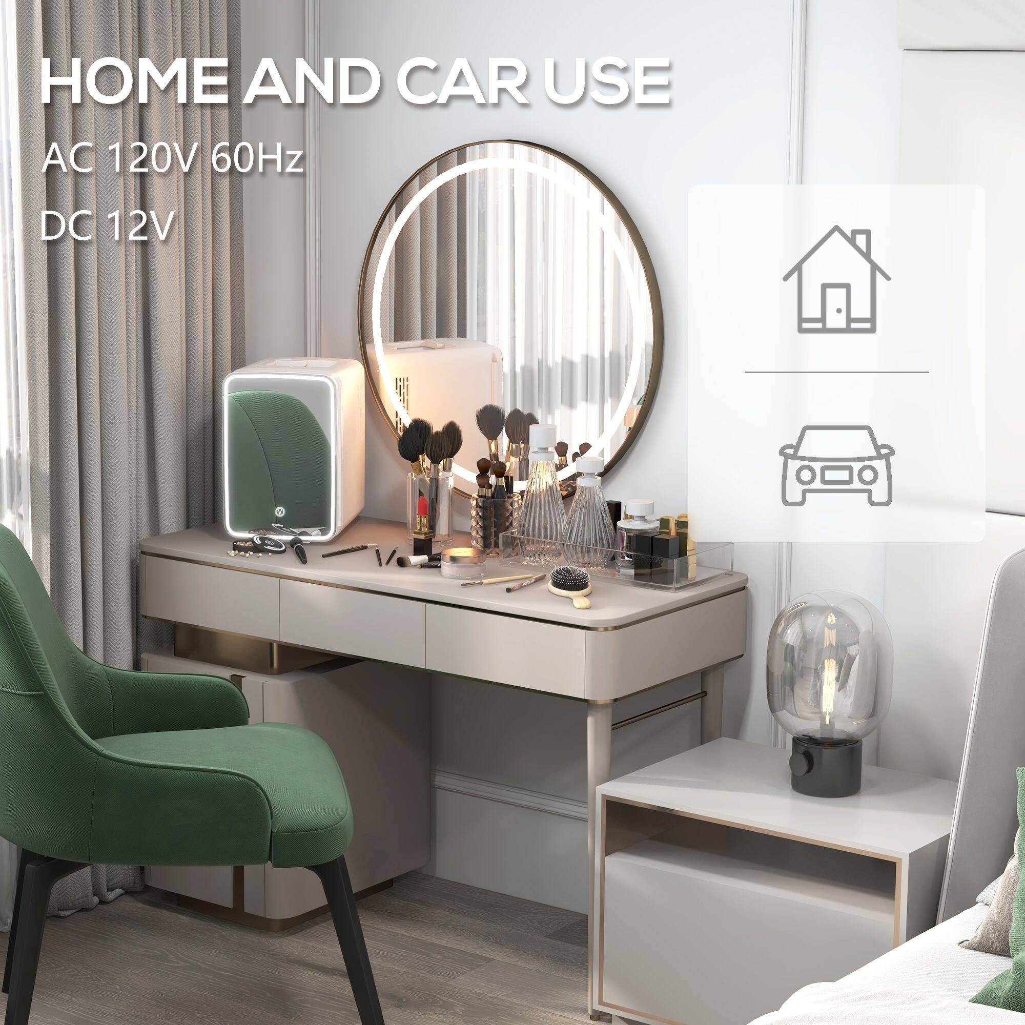 HOME AND CAR USE  
AC 120V 60Hz  
DC 12V