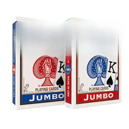 MADE IN USA
PLAYING CARDS
JUMBO
MADE IN USA
PLAYING CARDS
JUMBO