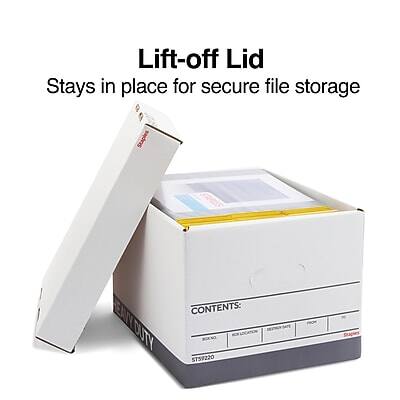 Lift-off Lid  
Stays in place for secure file storage  

CONTENTS:  
ST59220