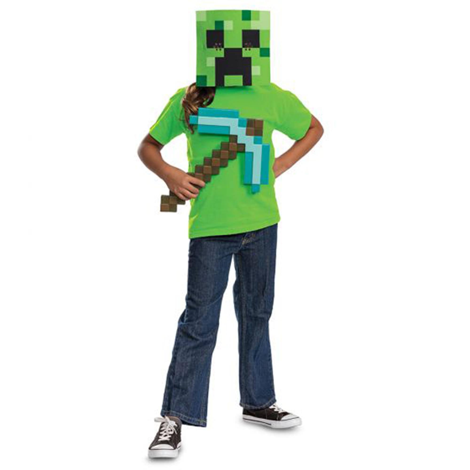 Alt View 2. Disguise - Minecraft Pickaxe and Mask Child Accessory Set - Black.