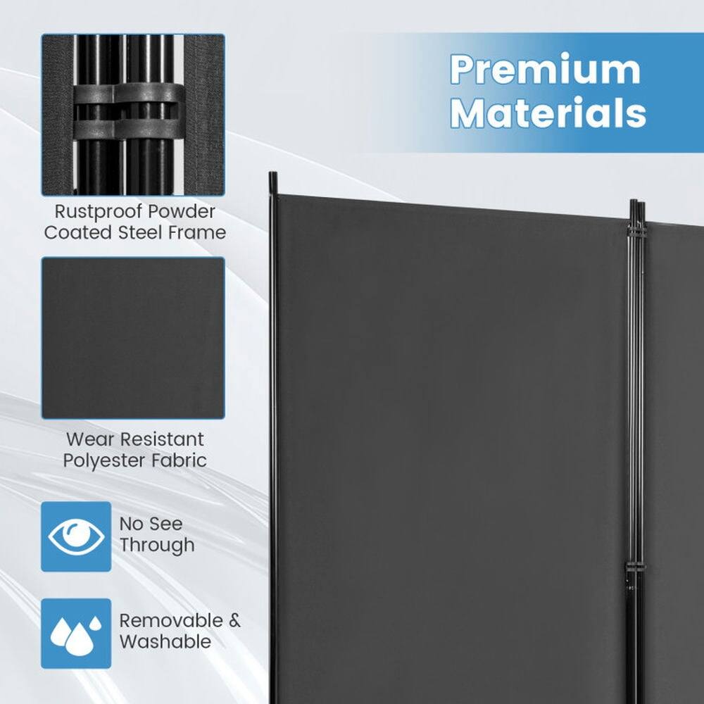 Premium Materials  
Rustproof Powder Coated Steel Frame  
Wear Resistant Polyester Fabric  
No See Through  
Removable & Washable