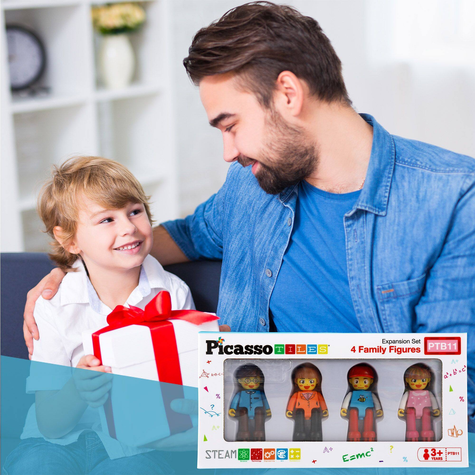 Picasso Tiles Expansion Set 4 Family Figures PTB11

STEAM E=mc2 3+ PIB1 TEARS