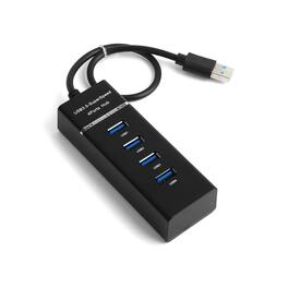 Super Hub Computer Sanoxy USB 3.0 Hub 4 Port Adapter Charger Data Sync Super Speed PC Mac ...