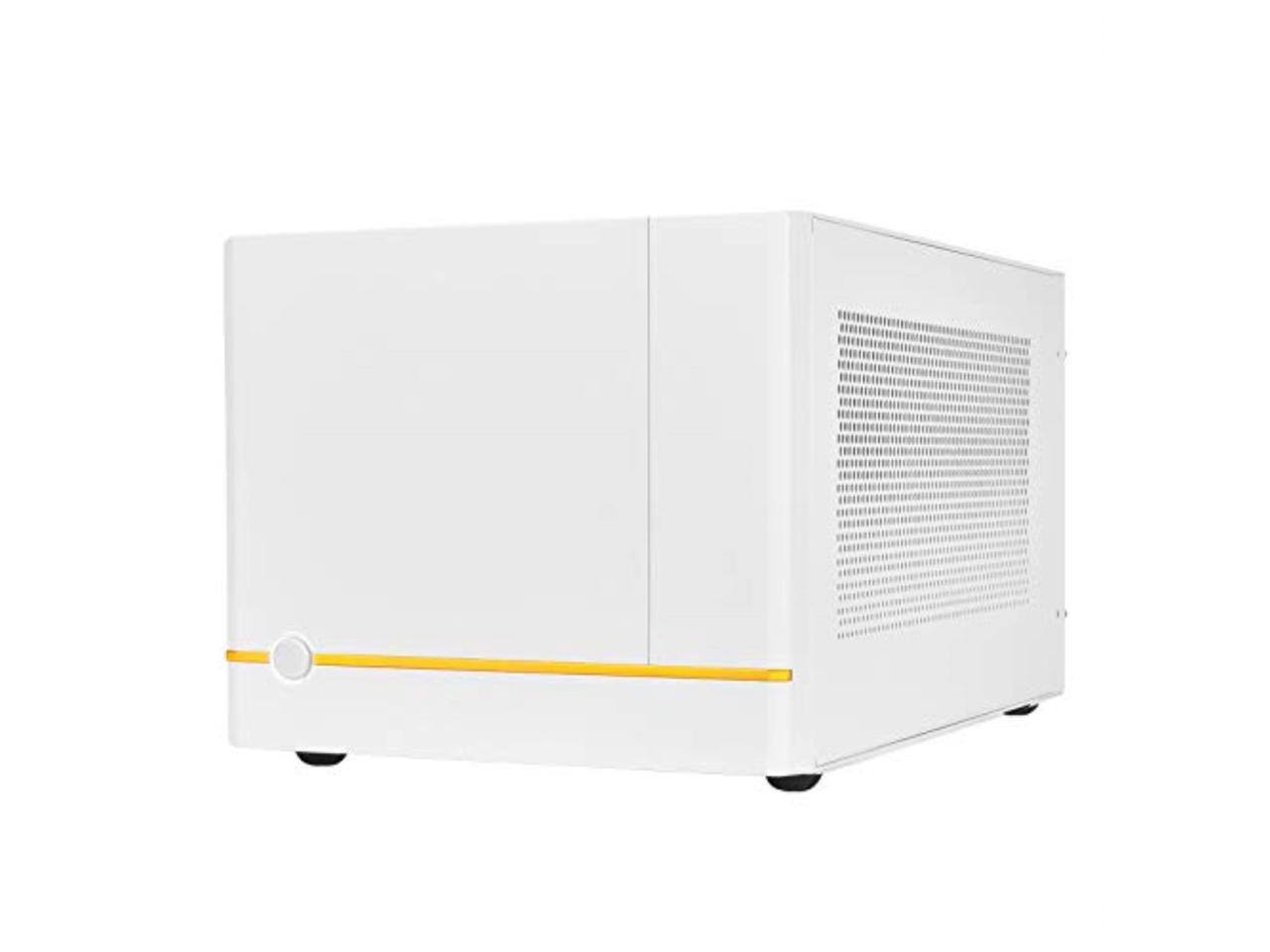 Alt View 3. SilverStone - SG14B White SFF Chassis, Plastic Front, Steel Body, 32.5" Drive Bay - White.