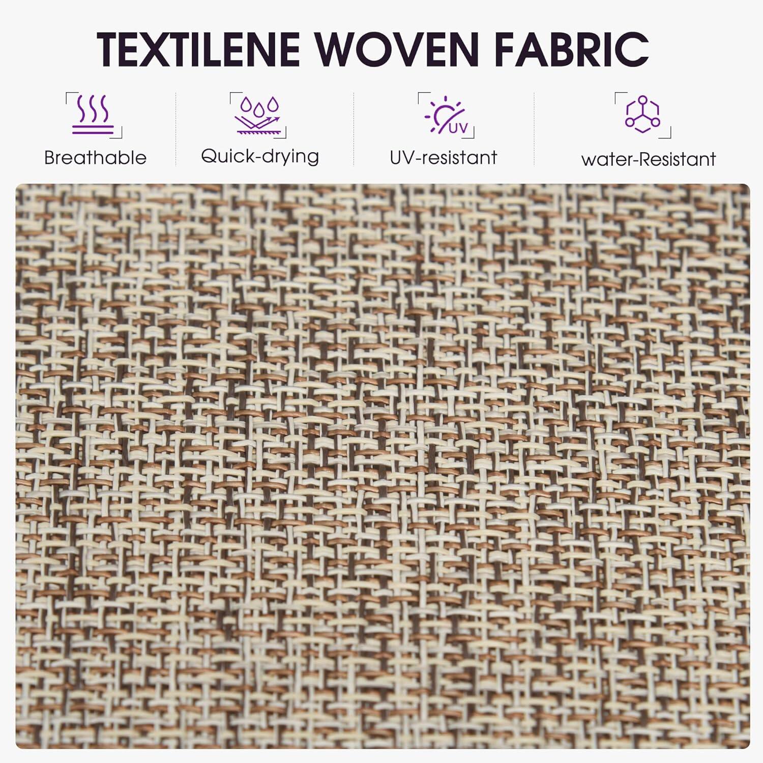 TEXTILENE WOVEN FABRIC

- Breathable
- Quick-drying
- UV-resistant
- Water-resistant