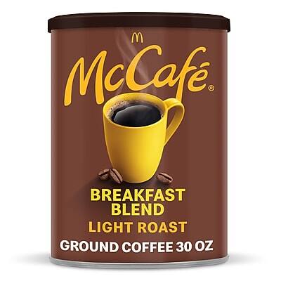 McCafé
Breakfast Blend
Light Roast
Ground Coffee 30 oz