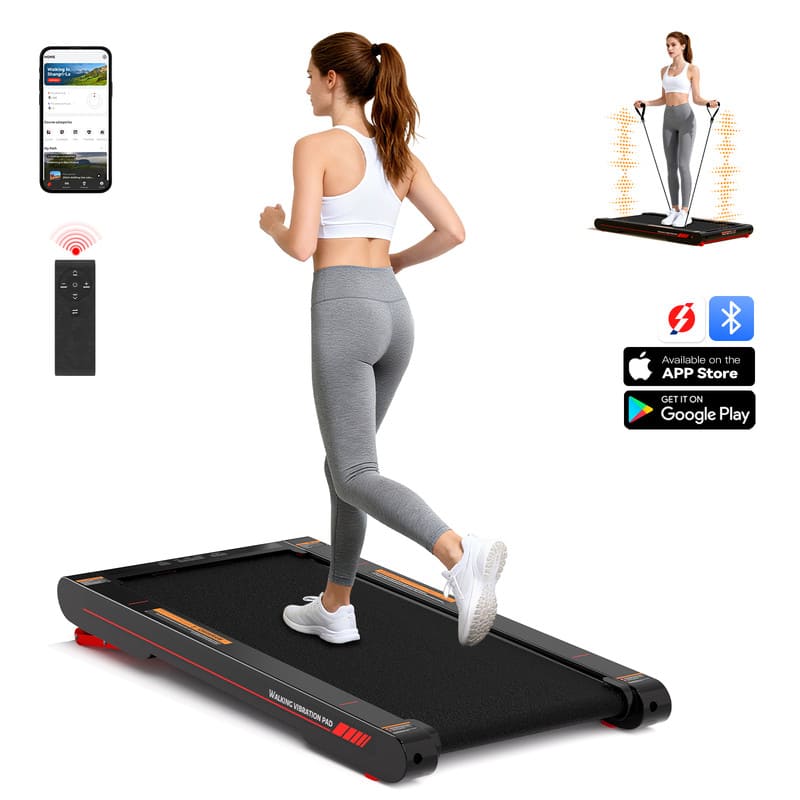 - mp + a L 1a0D = : Available on the APP Store GET IT ON Google Play WALKING VIBRATION PAD