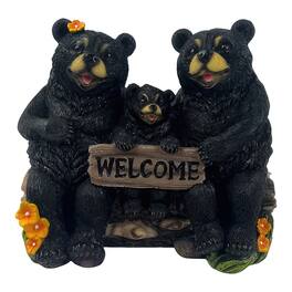 FC Design - 7"W Bear Family WELCOME Sign Figurine Statue Office Desk Tabletop Home Decor Gift - Multi-Color