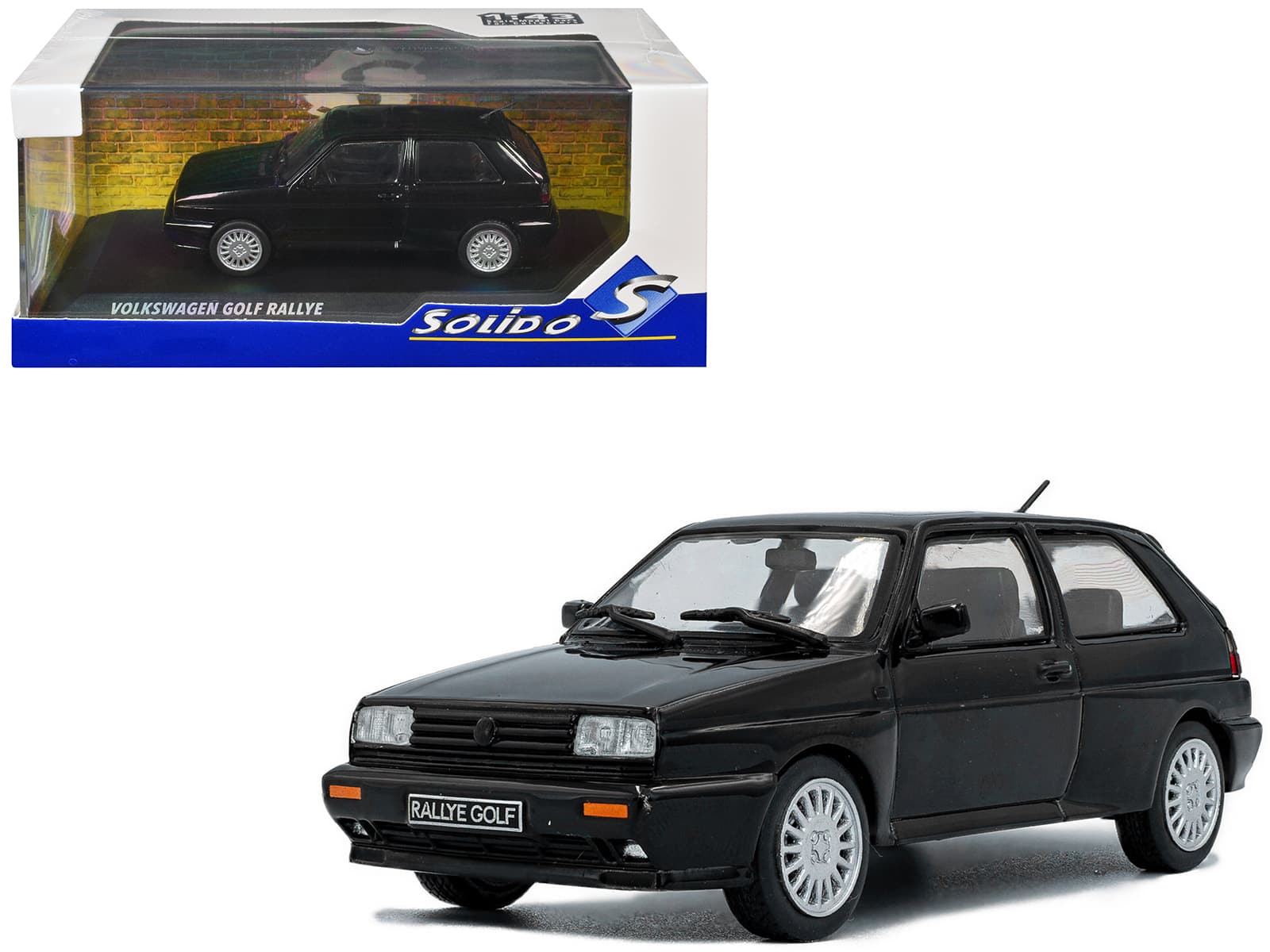 1989 Volkswagen Golf Rallye G60 Black 1/43 Diecast Model Car by Solido price history on PriceWatchPro