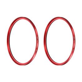 Unique Bargains - 77mm Ultra Slim Lens Filter 2pcs, Multi Coating Aluminum Circular Screw-in Protection for Photography
