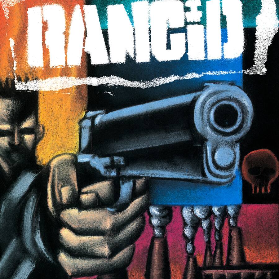 Splator Rancid Rancid 93 Anniversary Edition White w/Black Splatter VINYL LP ...