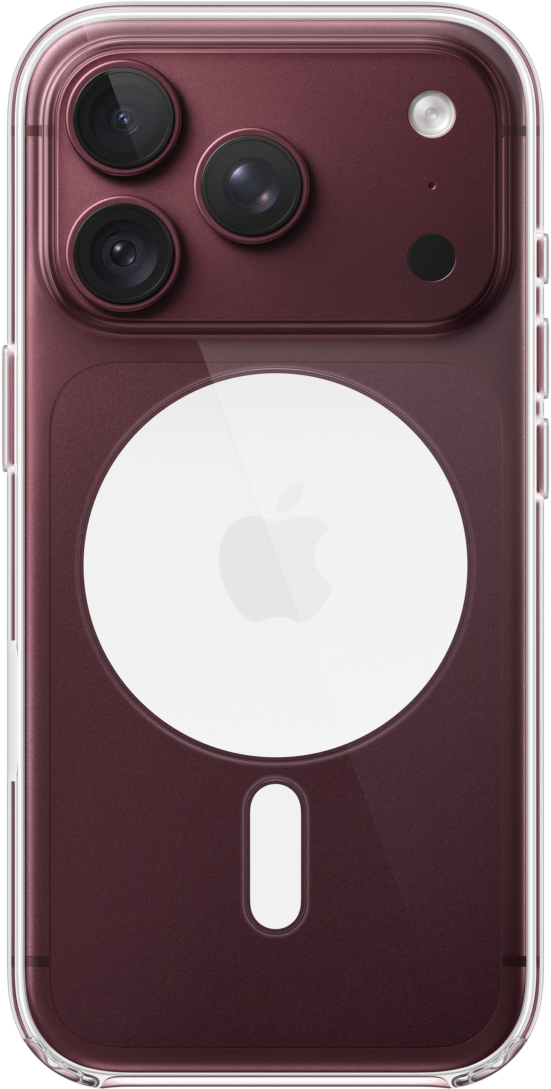 Front. Apple - iPhone 18 Pro Case with MagSafe (2026) - Clear.