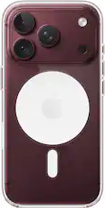 Front. Apple - iPhone 18 Pro Case with MagSafe (2026) - Clear.