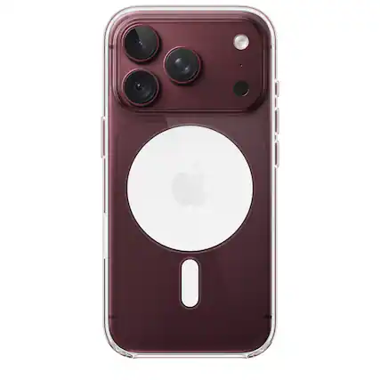 Front. Apple - iPhone 18 Pro Case with MagSafe - Clear.