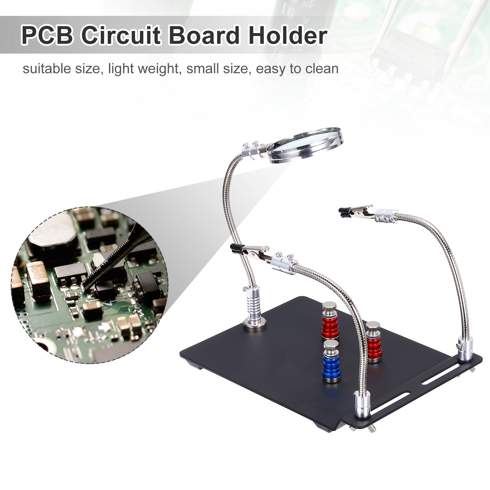 PCB Circuit Board Holder

suitable size, light weight, small size, easy to clean