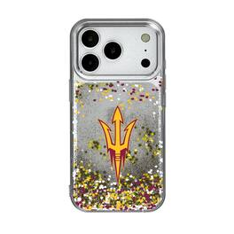 Keyscaper - NCAA - Arizona State Sun Devils iPhone Glitter Confetti Design Case - 13 - Multicolor
