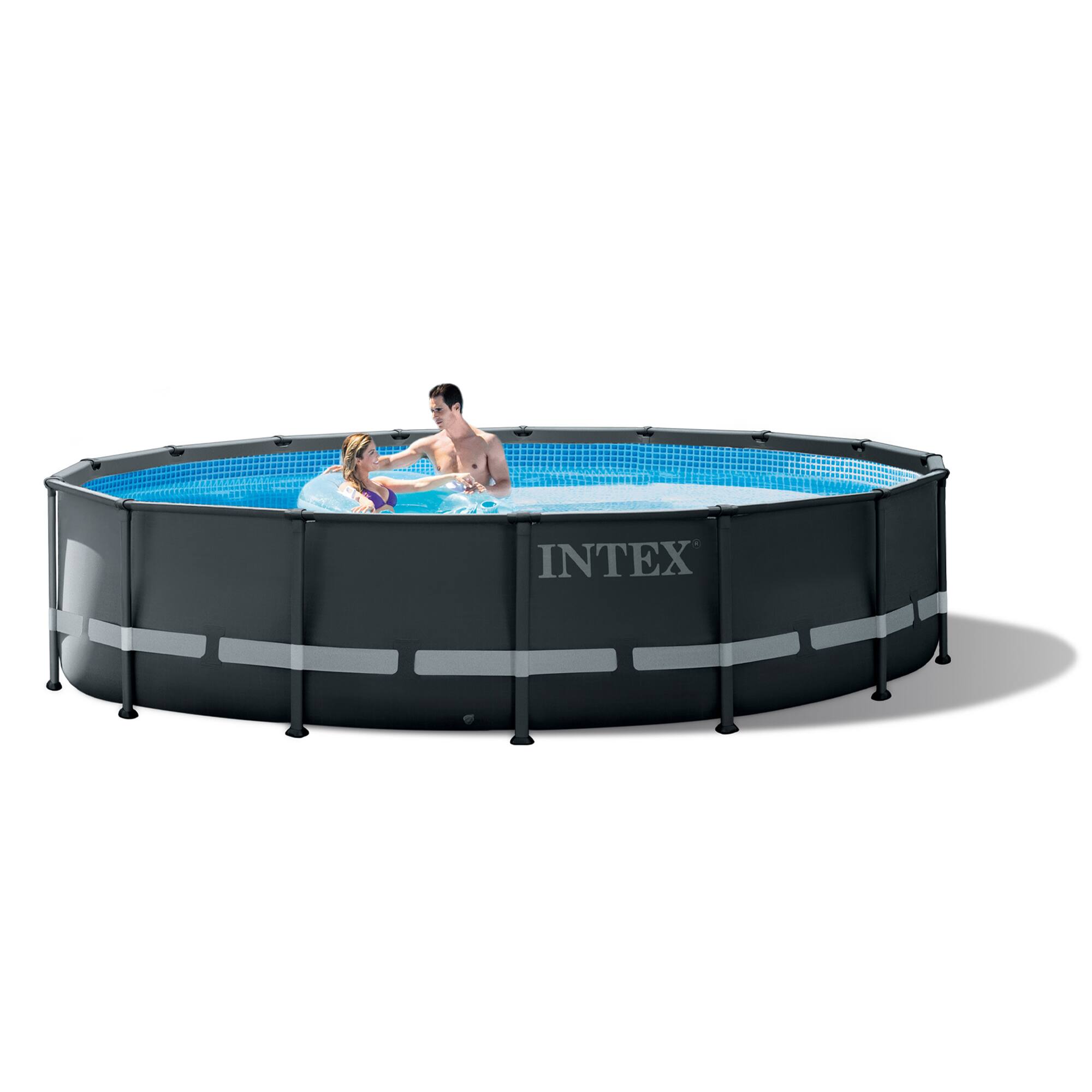 Alt View 16. Intex - Frame Above Ground Pool Set w Pump.