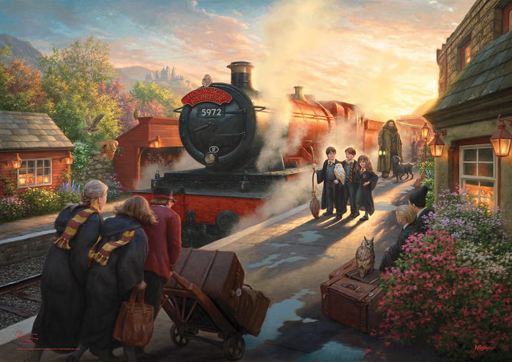 Trend Setters - Harry Potter™ Thomas Kinkade Studios (Hogwarts Express™) MightyPrint Wall Art MP24170960 - Multicolor