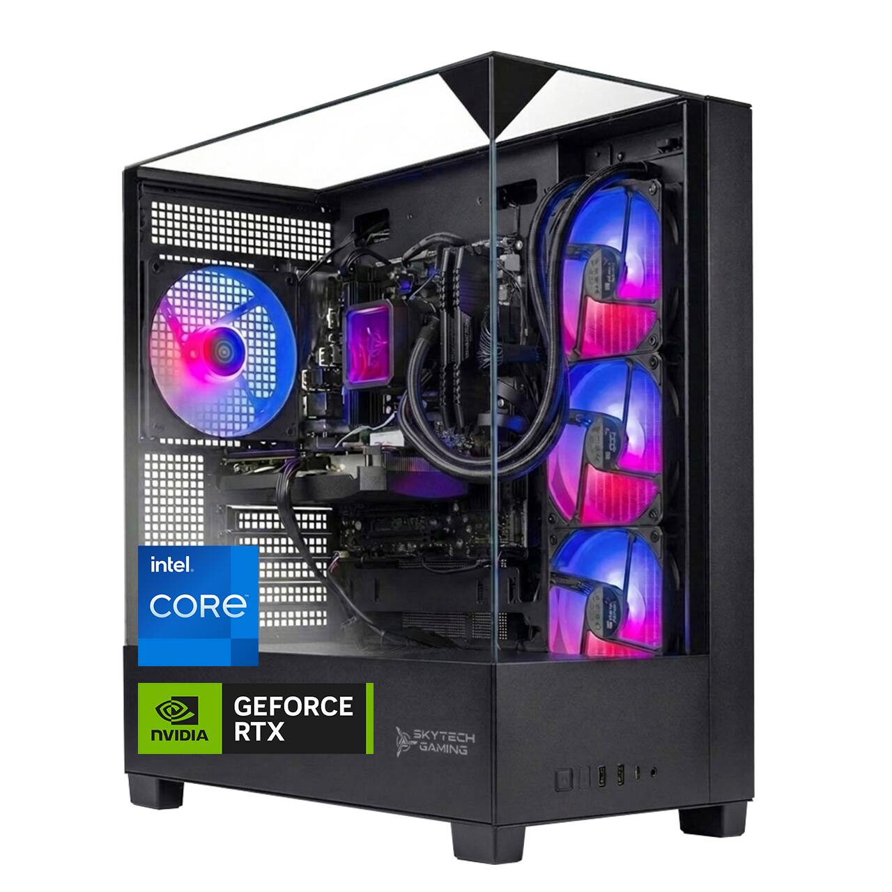 intel CORE  
GEFORCE NVIDIA RTX  
SKYTECH GAMING