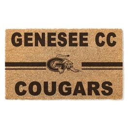 Jardine - SUNY Genesee Community College 18" x 30" Team Logo Doormat - Brown