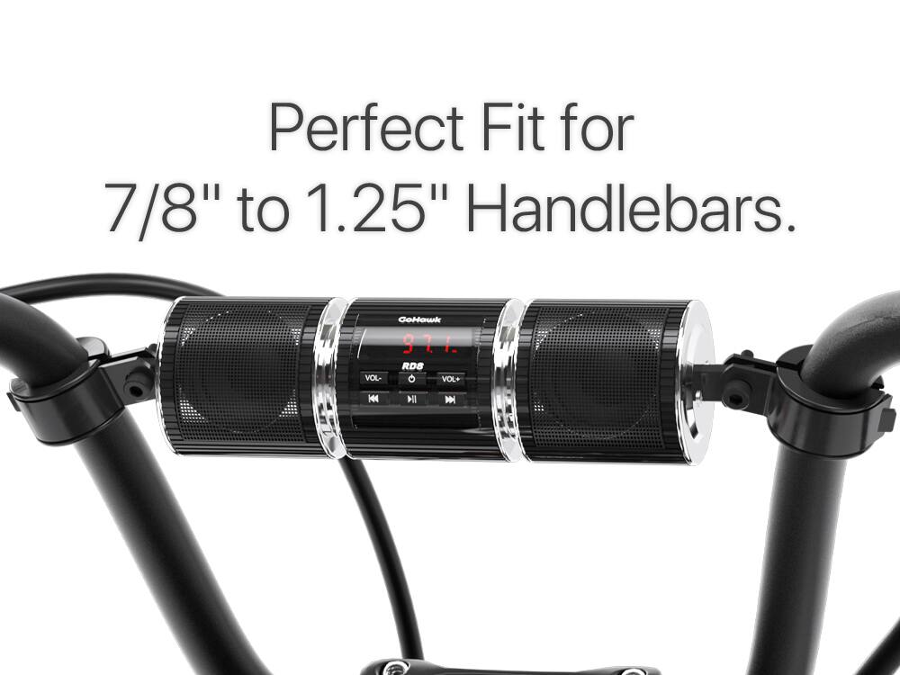 Perfect Fit for 7/8" to 1.25" Handlebars.