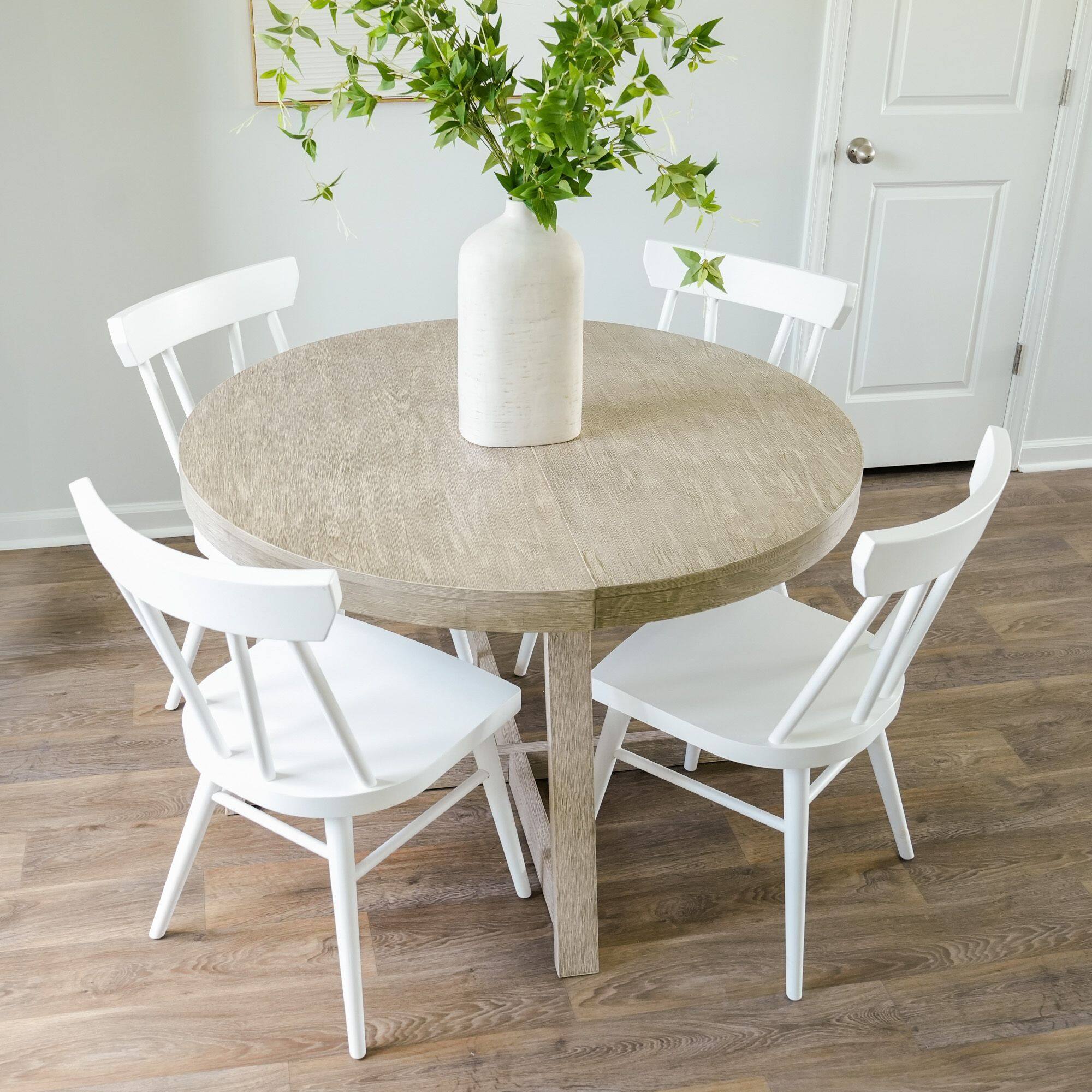 Alt View 1. Plank+Beam - Windsor Dining Chair (1 pack), White - White.