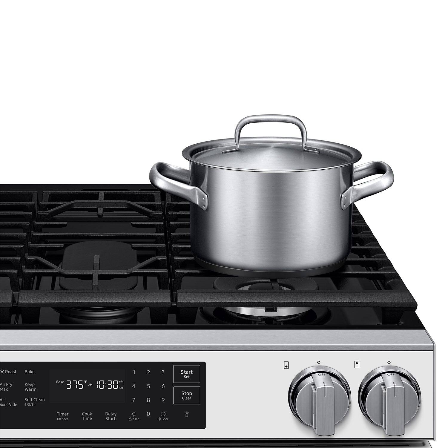 Roast  
Air Fry  
Max  
Air  
Sous Vide  
Bake  
Keep Warm  
Self Clean  

Bake 375°F  
10:30  

Start  
Set  
Stop  
Clear  

Timer  
Cook Time  
Delay Start  

0