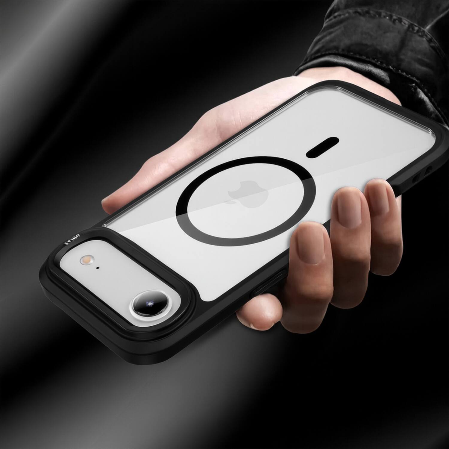 Alt View 1. SaharaCase - Apple iPhone Air Kickstand Case | Compatible with Magsafe | Pro Shield Design | Raider Series - Scorpion Black.